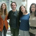 Montuori con miembros de la Fundación