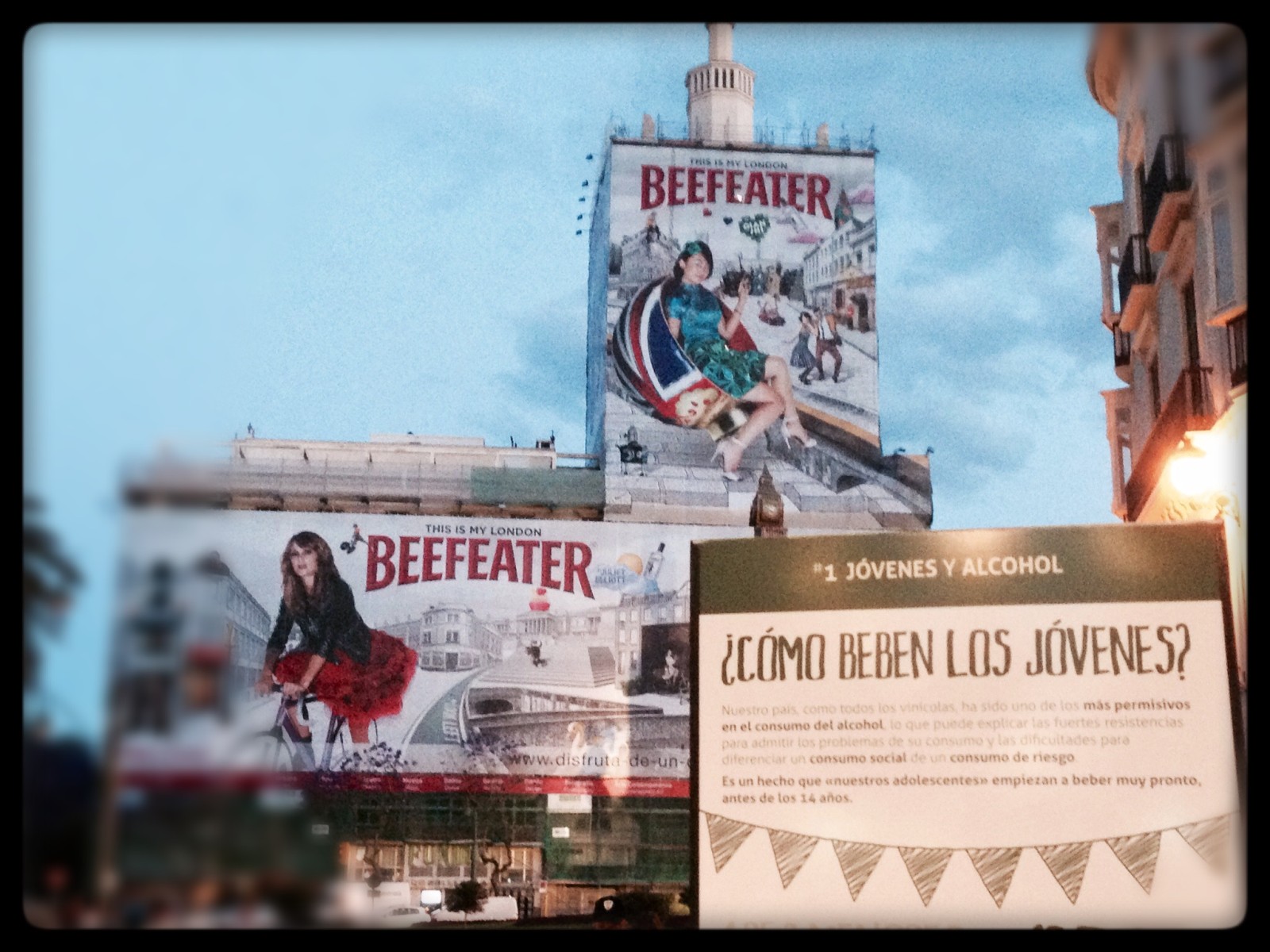 Contradicción entre campañas de publicidad