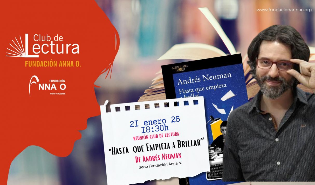 El Club de Lectura Fundación Anna O. vuelve el 21 de enero con el análisis de una obra de Andrés Neuman